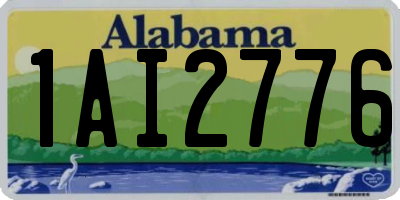 AL license plate 1AI2776