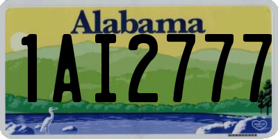 AL license plate 1AI2777