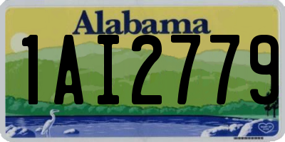AL license plate 1AI2779