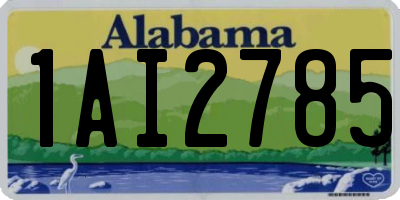 AL license plate 1AI2785