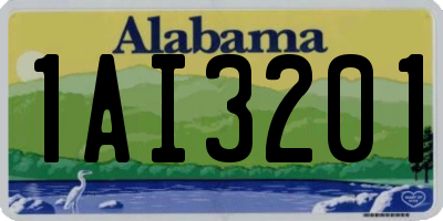 AL license plate 1AI3201
