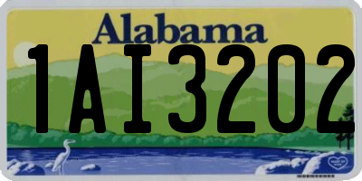 AL license plate 1AI3202