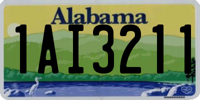 AL license plate 1AI3211