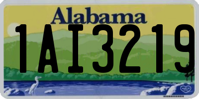 AL license plate 1AI3219