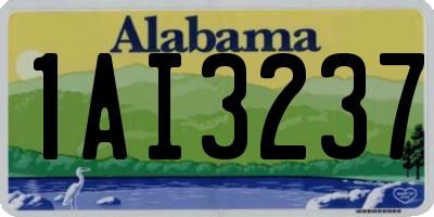AL license plate 1AI3237