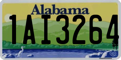 AL license plate 1AI3264