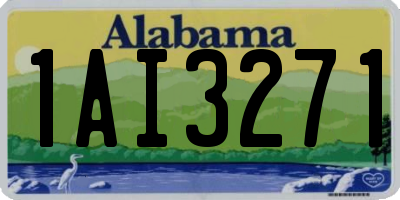 AL license plate 1AI3271