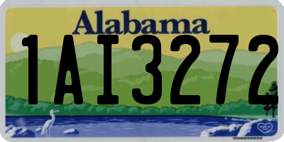 AL license plate 1AI3272