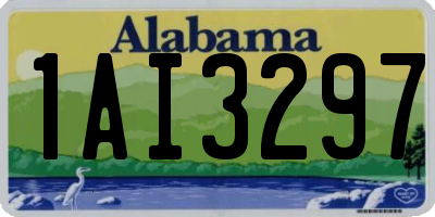 AL license plate 1AI3297