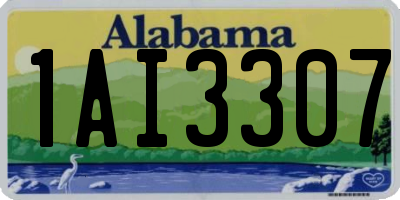 AL license plate 1AI3307