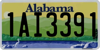 AL license plate 1AI3391