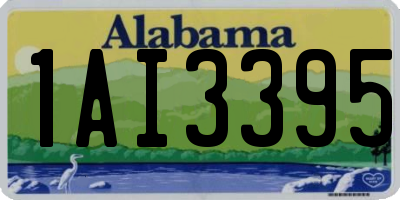 AL license plate 1AI3395