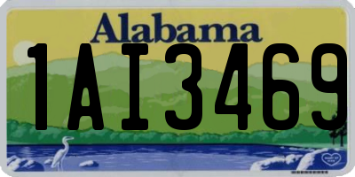 AL license plate 1AI3469