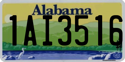 AL license plate 1AI3516