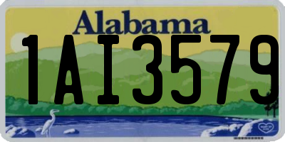 AL license plate 1AI3579