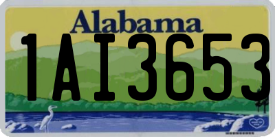 AL license plate 1AI3653