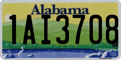 AL license plate 1AI3708