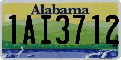 AL license plate 1AI3712