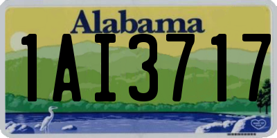 AL license plate 1AI3717