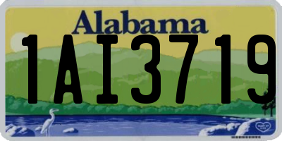 AL license plate 1AI3719