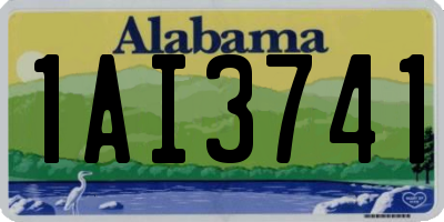 AL license plate 1AI3741