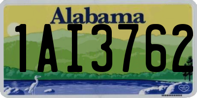 AL license plate 1AI3762