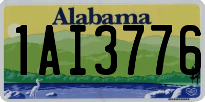 AL license plate 1AI3776