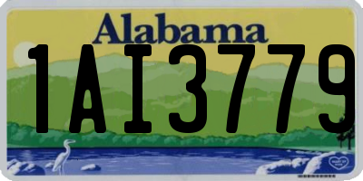 AL license plate 1AI3779