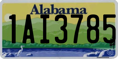 AL license plate 1AI3785