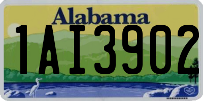 AL license plate 1AI3902