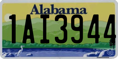 AL license plate 1AI3944