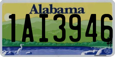 AL license plate 1AI3946