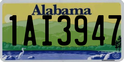 AL license plate 1AI3947