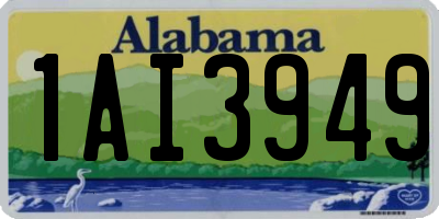 AL license plate 1AI3949