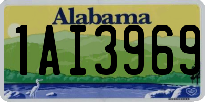 AL license plate 1AI3969