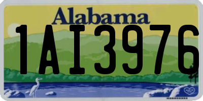 AL license plate 1AI3976