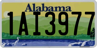 AL license plate 1AI3977