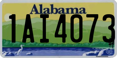 AL license plate 1AI4073