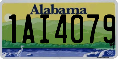AL license plate 1AI4079