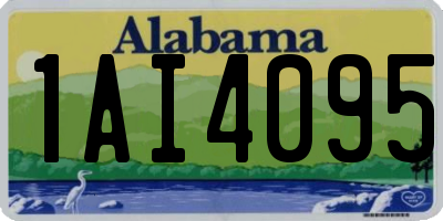 AL license plate 1AI4095
