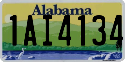 AL license plate 1AI4134