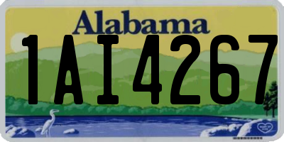 AL license plate 1AI4267