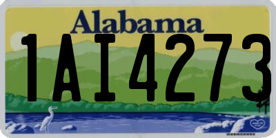 AL license plate 1AI4273