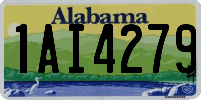 AL license plate 1AI4279