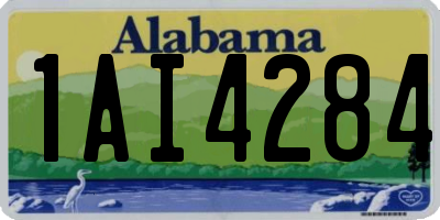 AL license plate 1AI4284