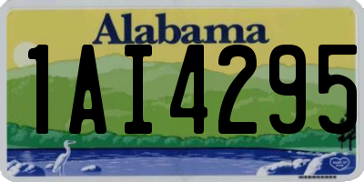 AL license plate 1AI4295
