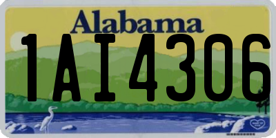 AL license plate 1AI4306
