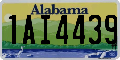 AL license plate 1AI4439