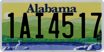 AL license plate 1AI4517