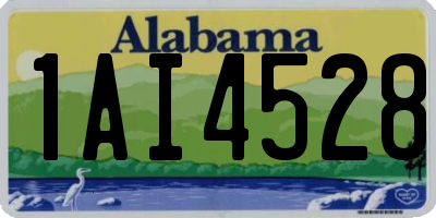 AL license plate 1AI4528